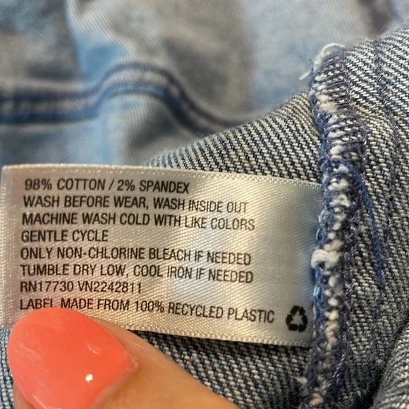 Universal Thread Utility Style Button Up Denim Jacket Size XXL - Picture 6 of 9